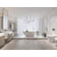 67" Freestanding Solid Surface Bathtub, Luxury Engineered Stone Resin Freestanding Soaking Bathtub With Overflow And Pop-Up Drain For Contemporary Bathroom