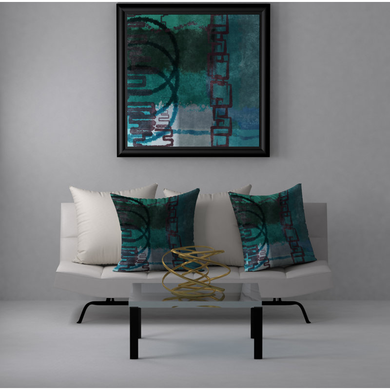  Housse de coussin carré et insert, 18" x 18"