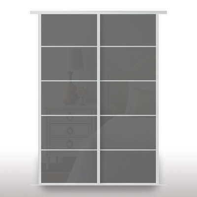 Libre 2 Door Aluminium Wardrobe