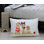 Christmas Pillow Embroidered Cotton Blend Throw Pillow