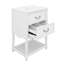Meuble-lavabo de 24 po avec lavabo en céramique, armoire de rangement moderne avec deux tiroirs et une tablette ouverte-1792033334
