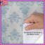 Housses de couette à motif damassé bleu-130698133