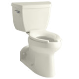 Barrington 1.0 GPF Elongated Two-Piece Toilet with Pressure Lite Flushing Technology (Seat Not Included)