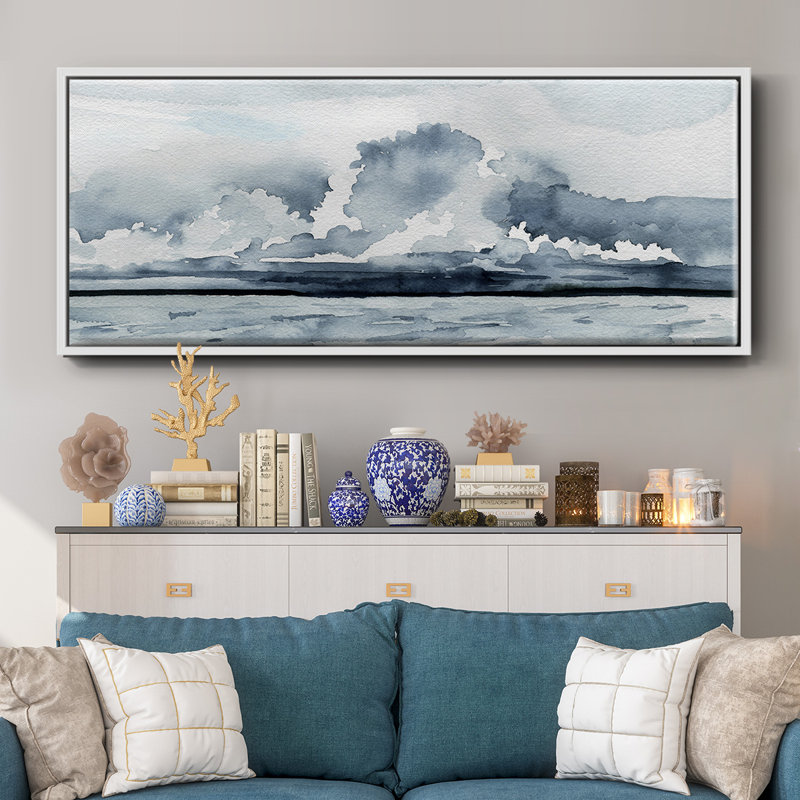 «Passing Rain Storm II», toile encadrée, H 20 po x l 50 po
