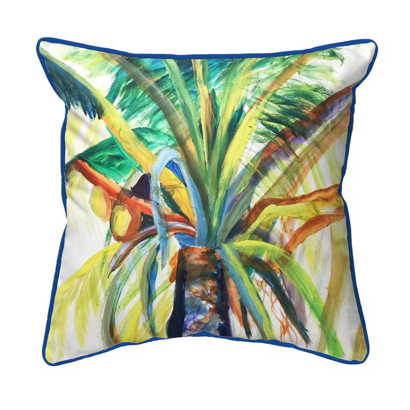 Coussin décoratif Floral, 18 po x 18 po
