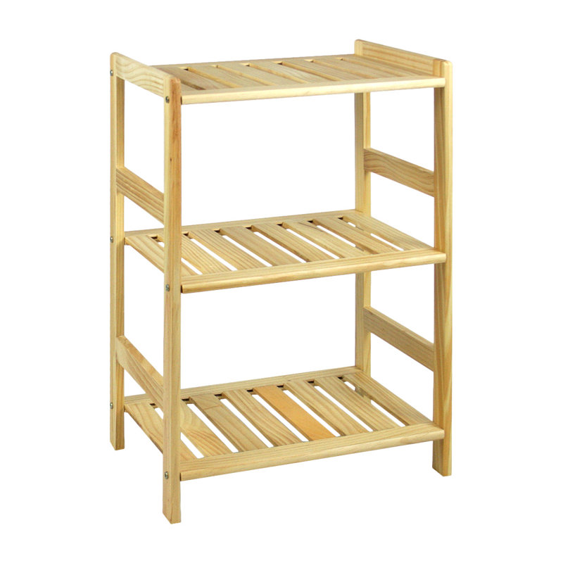 Bibliothèque etagere Barkeyville, Bois naturel