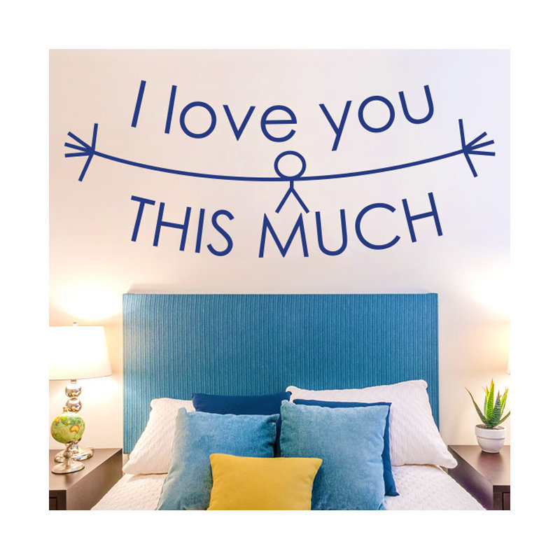 Non-Wall Damaging Wall Decal, Dark Blue