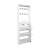 NEW White Color Shoe Cabinet  With 3 Doors 2 Drawers With Hanger,Large Space For Storage