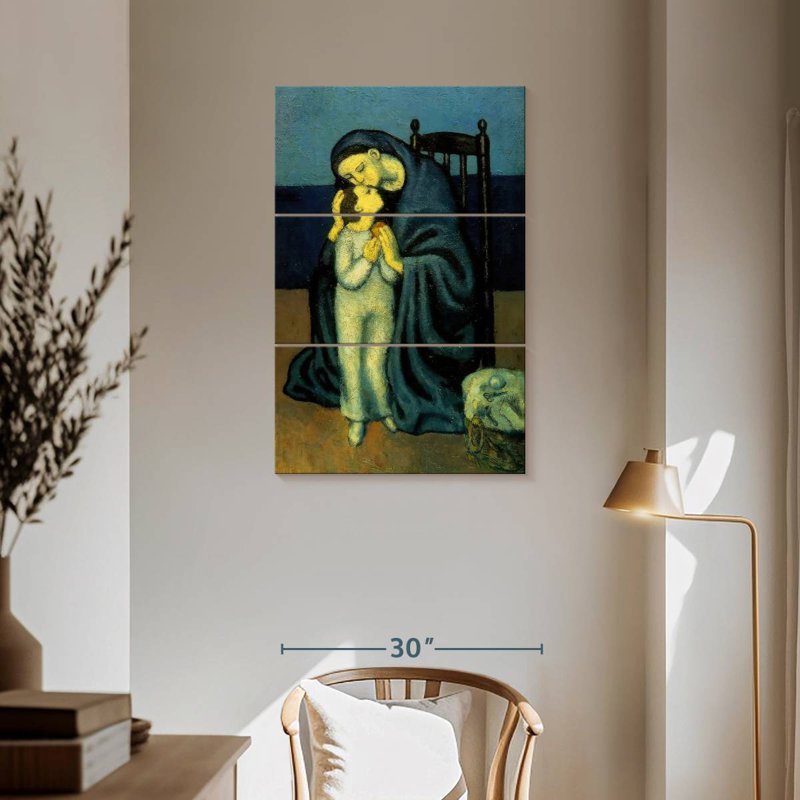 Mère et enfant, 1901, H 57 po x l 36 po