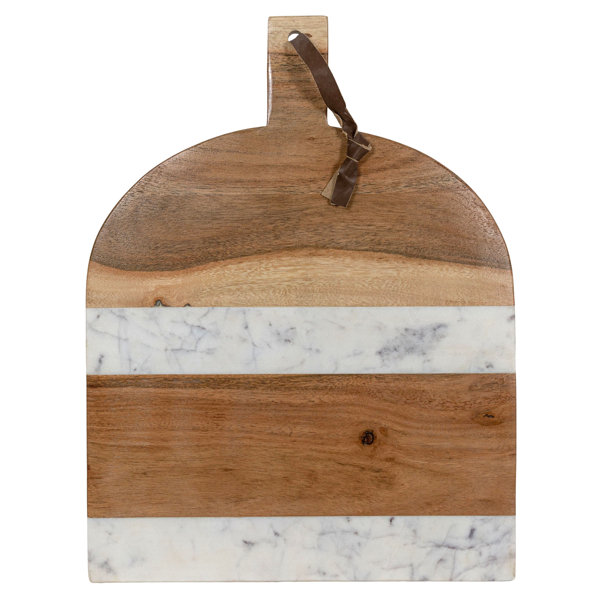 Home Buffalo Small Bamboo Cutting Board With Handle