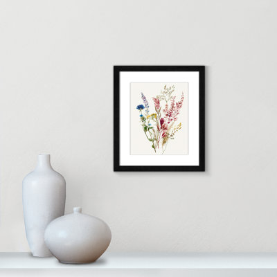 «Delicate Flowers II» par Asia Jensen - reproduction d'un seul cadre