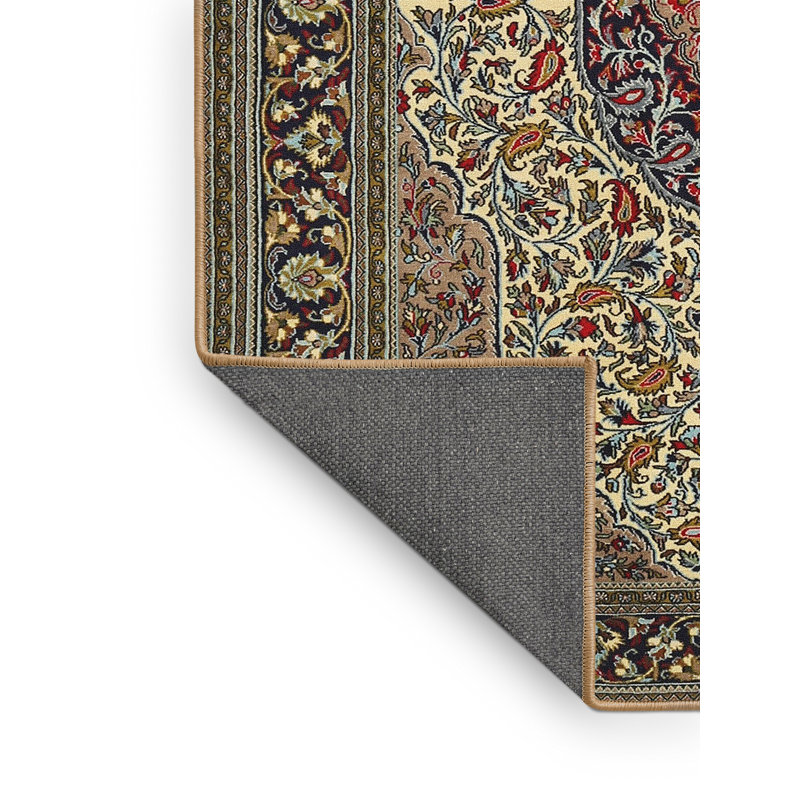 Tapis gris/bleu traditionnel Galway, Rectangle 4 pi x 6 pi