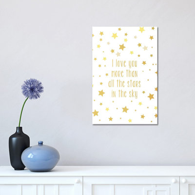 Love You More by Anna Quach - Wrapped Canvas Print