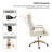 Leipzig 47" H Tufted Leather Executive Chair -1871752660