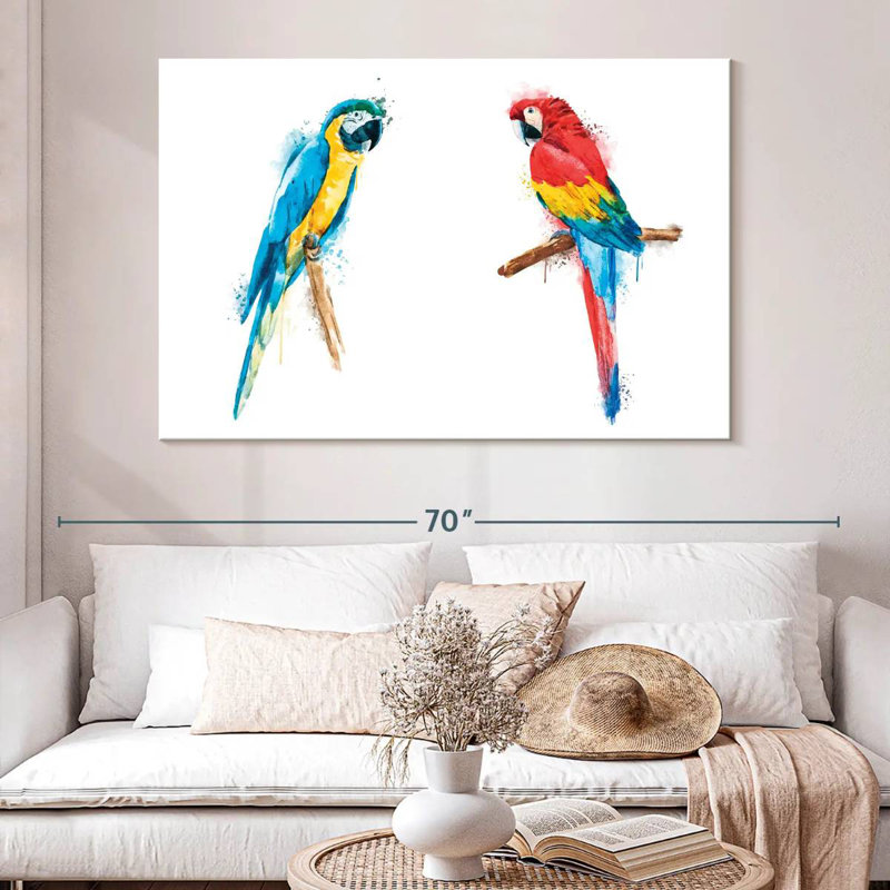 Crowle Macaw Duo Color Splash