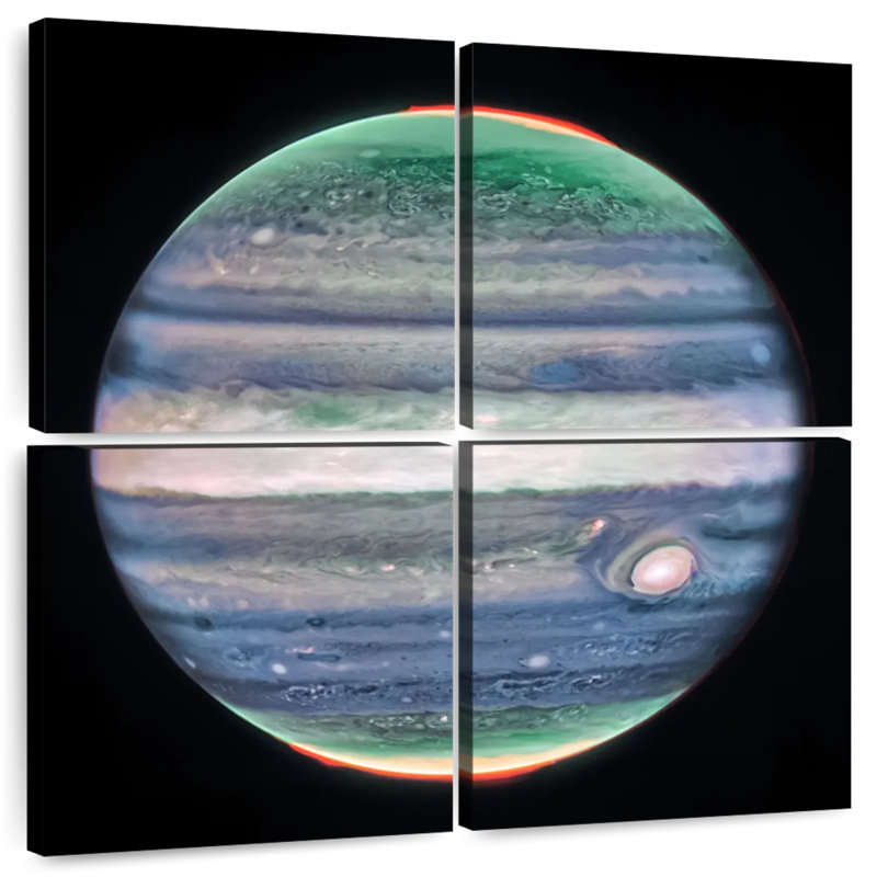 Oberle coloré Jupiter, H 18 po x l 18 po