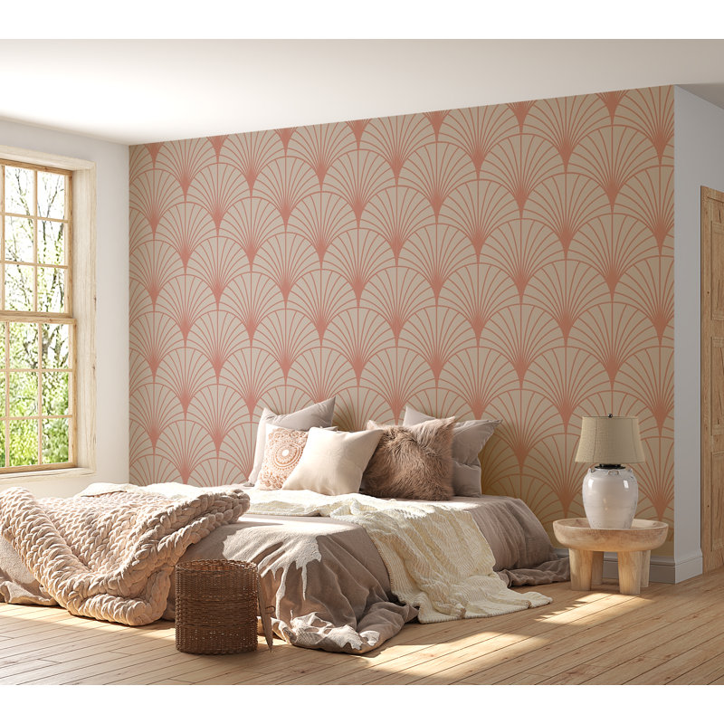 Murale pelez et collez de qualité supérieure - motif Art déco, L 40 po x l 60 po