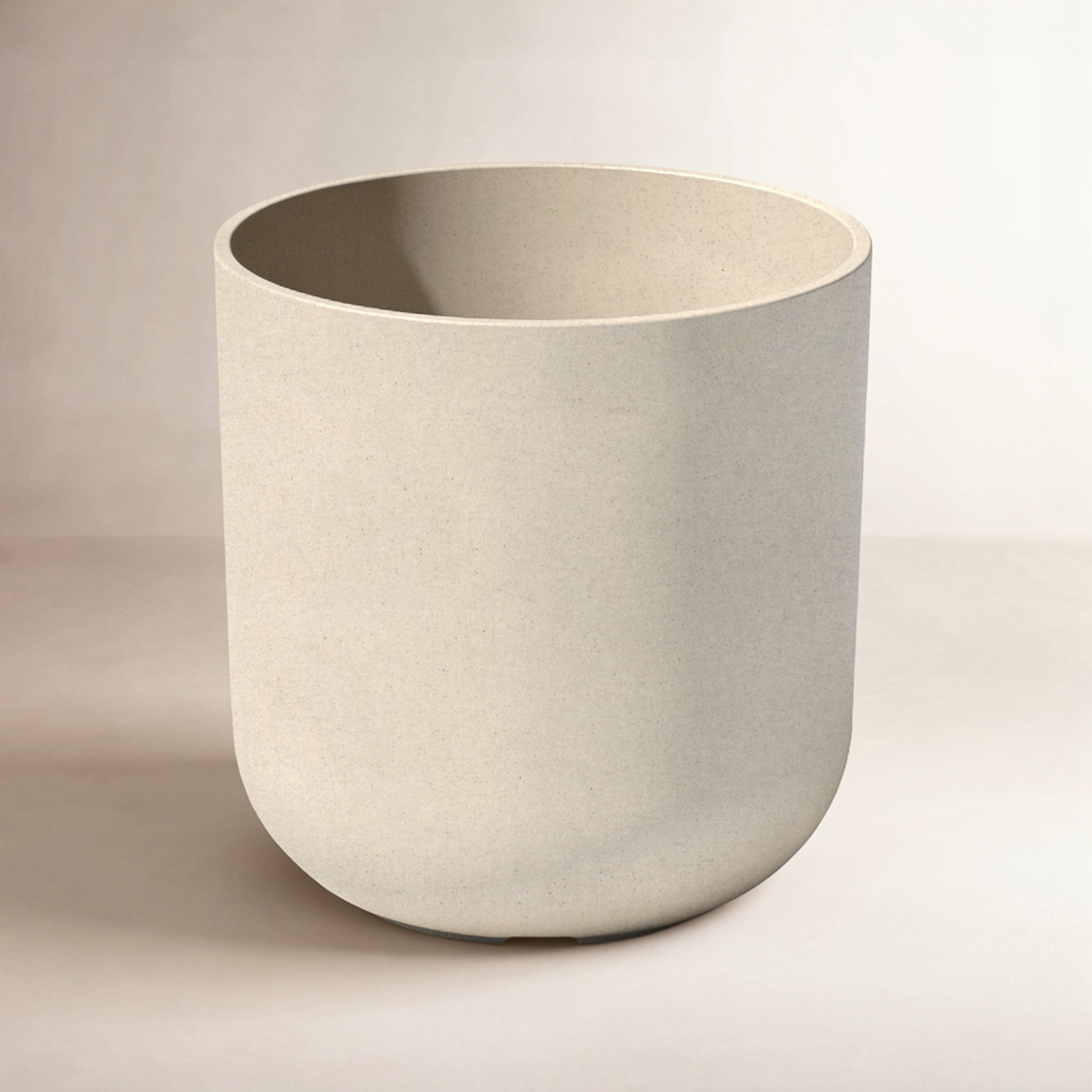Mason Series Pot Planter, 10.25" H x 10" W x 10" D, Sand, 1