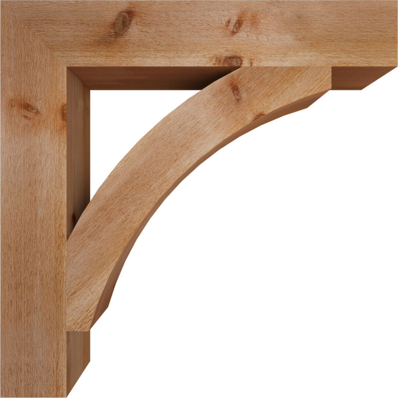 Support de bloc Thorton, H 36 po x l 6 po x P 36 po, Cèdre rouge de l'Ouest (scié brut)