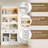Tall Bookshelf With LED Lighting, Modern Bookcase With 2 Glass Doors And 1 Drawer,Storage Bookcase With Open Shelves For Living Room,Home Office-905282973-879240929