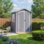 PP Plastic Tool Shed – Grey