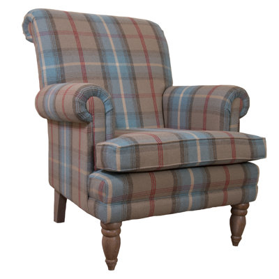 Columbia Point Upholstered Cotton Blend Armchair