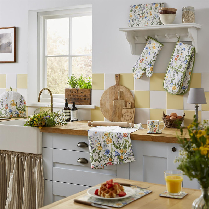 Ulster Weavers Cottage Garden Floral 100% Cotton Oven Glove