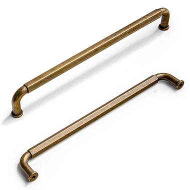 Drawer Cup Pull Tuscany in Antique Brass - Brass Cabinet Hardware – Forge  Hardware Studio