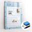 Magnetic Memo Board Whiteboard - 60 x 90 cm - With Marker and Magnets - To do list