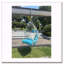 Balancelle pliable en rotin PE, bleu-1641359656-1641359657