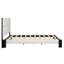 Bed Frame With Square-Stitched Headboard-845129905