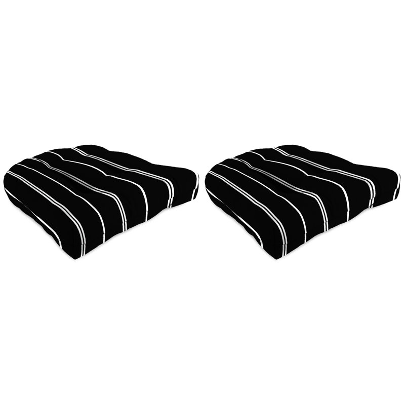 Outdoor Wicker Seat Cushion, Pursuit Shadow