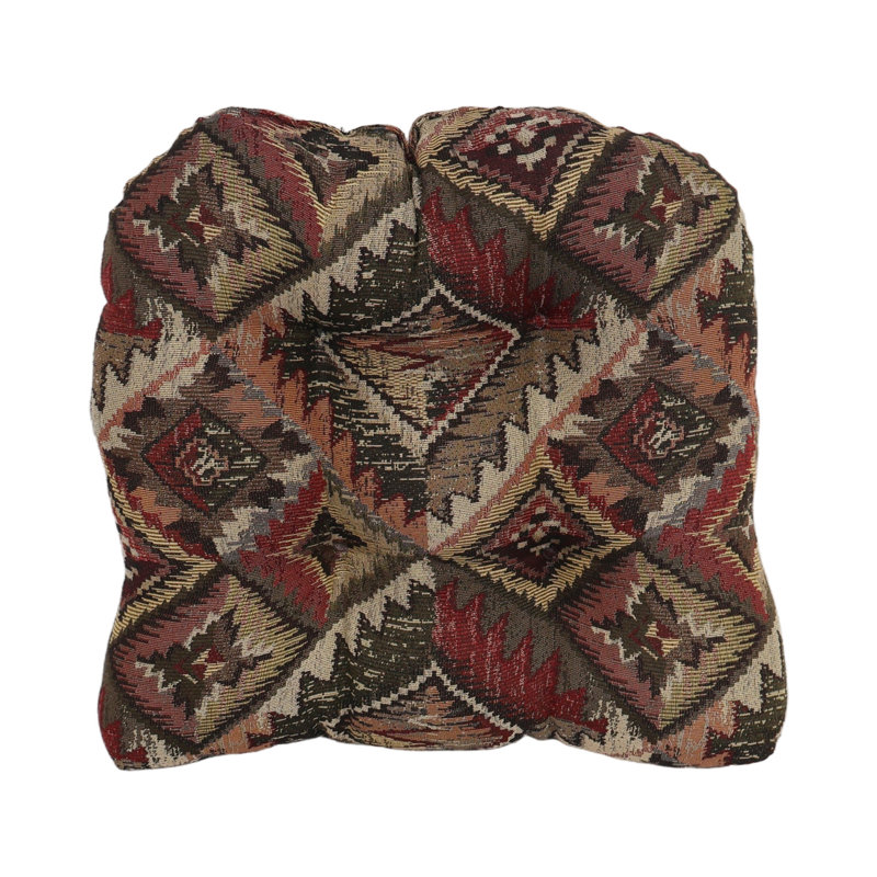 Ensemble de coussins de canapé tapisserie à dossier arrondi (ensemble de 3)