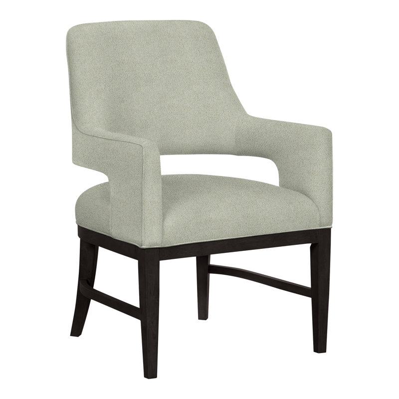 Chaise avec accoudoirs Josie Grande, Polypropylène / oléfine 8794 parchemin, Gris anthracite