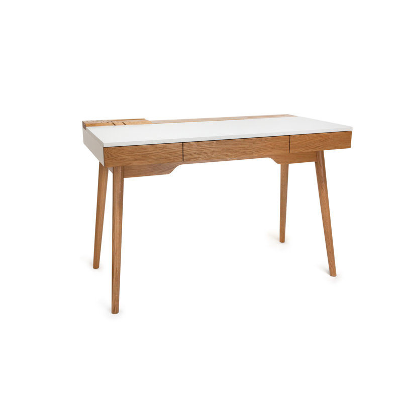 Miner Solid Wood Writing Desk