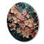 Horloge murale surdimensionnée en fleurs-1847324999