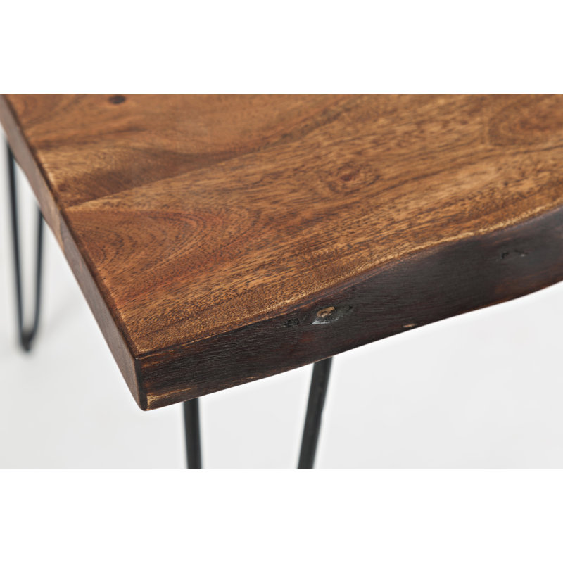 Gordonsville Solid Wood Top End Table, Chestnut