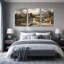 Ensemble de 3 toiles d'art décoratives sur toile-824859324