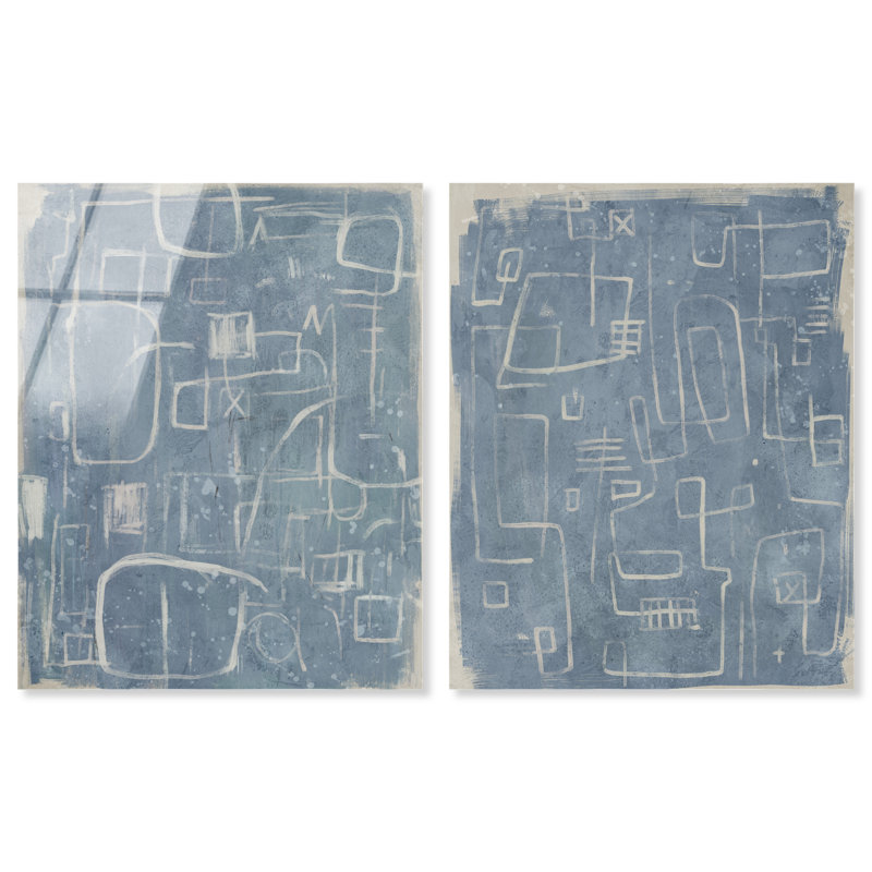Lines And Ideas Set Set by Oliver Gal, 30"H x 36"W, High-Gloss Acrylic Print