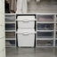 Boîte de rangement en plastique blanche Like-it-106884495-106884499