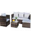 Table basse avec coussins, collection Pat
