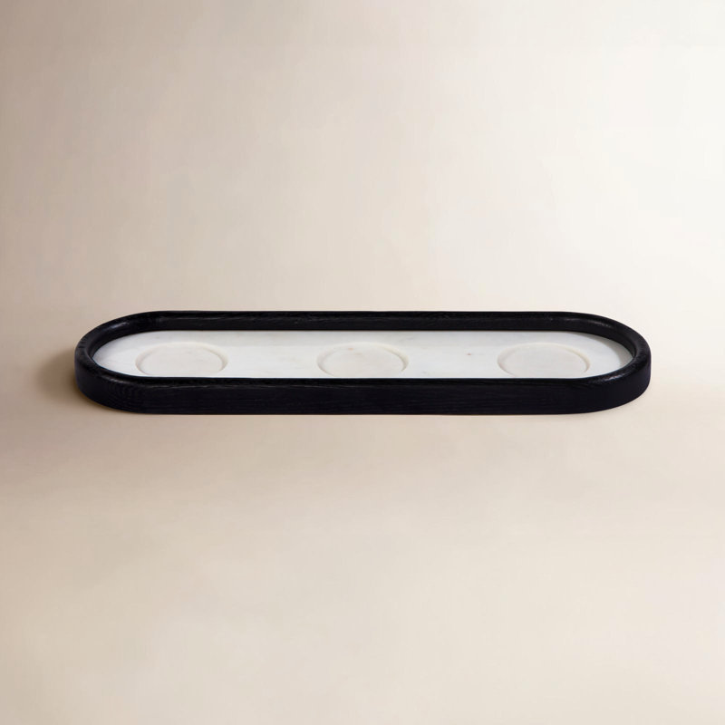 Alberton Candle Holder, Charcoal
