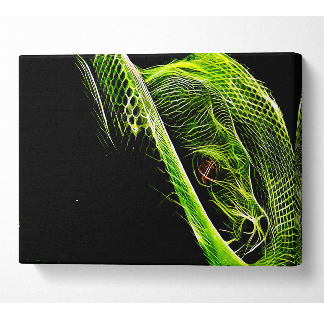 Blaze Snake - Kunstdrucke auf Leinwand - Wrapped Canvas