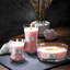 Scented Unscented Flameless Jar Candle with Glass Holder