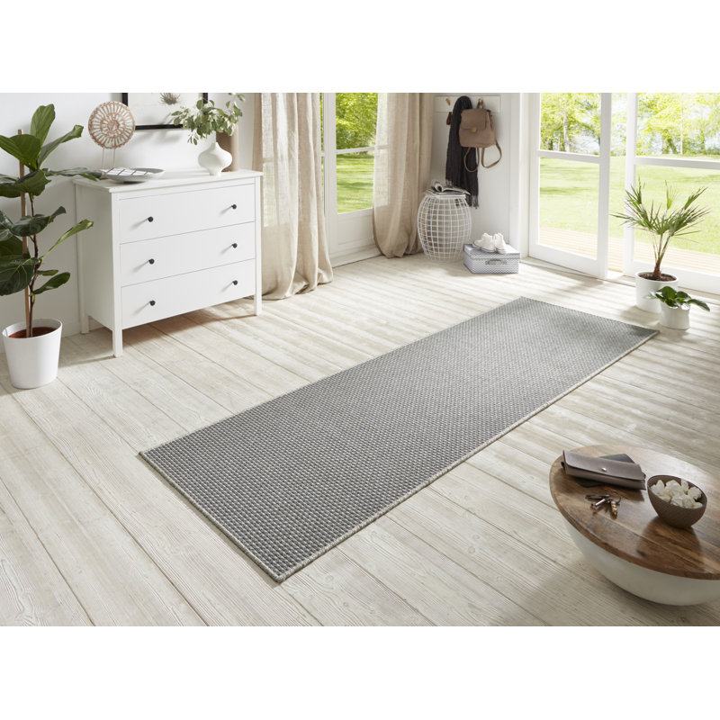 Flatweave Nickel Rug, Runner 80 x 250 cm