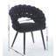 Ensemble de 2 chaises de salle à manger avec pieds en métal et dossier confortable-1113830310