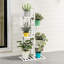 Watkin Rustic Wooden Multi-Tiered Potted Plant Stand-1875579355