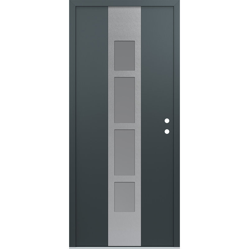Porte d'entrée pré-suspendue Diamond A10, L 37,44 po x H 81,69 po, S'ouvre à gauche vers l'intérieur