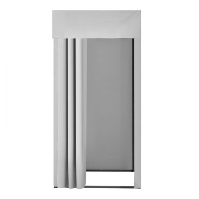 Fitting Room, Dressing Room with Thick Polyester Curtains, Privacy Space with Shading Curtain and a Hook, for Boutique, Mall, Tailor