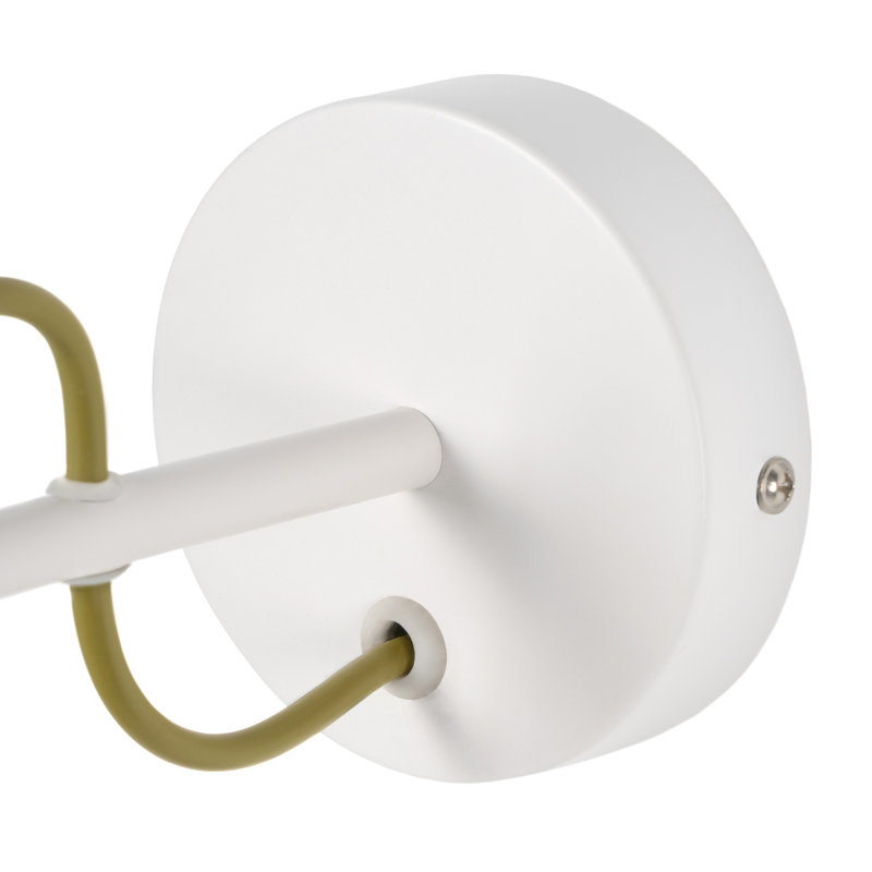 Diyadin Armed Sconce, White